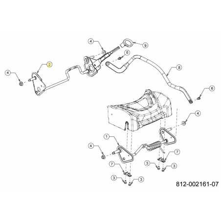 ENSEMBLE D'ESSIEU ARRIÈRE VST. CENTRAL. 8X 611-05039A ORIGINAL MTD | NewgardenParts.com
