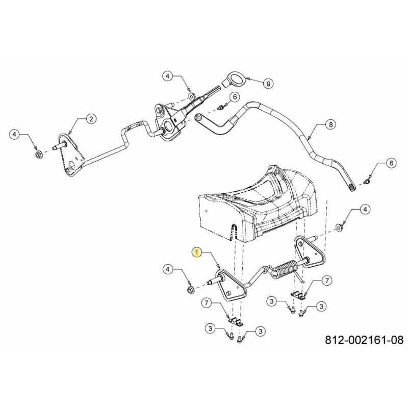 ASSALE ANTERIORE ASSY. 8X8 CENTRALE 611-04190B ORIGINALE MTD