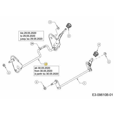 ASSALE ASM RR SP DUAL LW 42/46 611-05025B ORIGINALE MTD | NewgardenParts.com