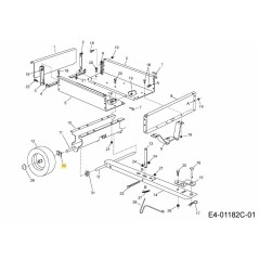 ACHSE CLIP AF-25910 ORIGINAL MTD | NewgardenParts.com