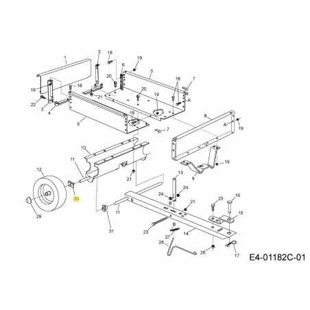 ACHSE CLIP AF-25910 ORIGINAL MTD | NewgardenParts.com