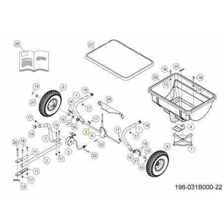 Assale-ruota AF-28611 ORIGINALE MTD | NewgardenParts.com