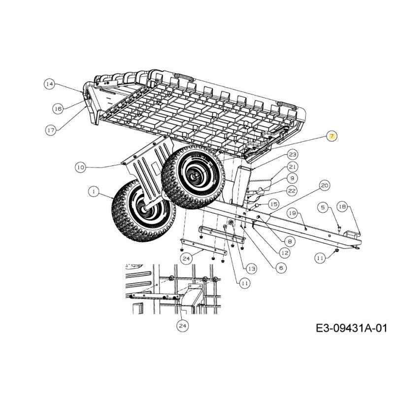 Achswelle 711-06444 Original MTD