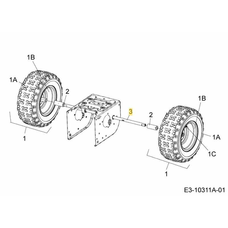 AXLE: 0.75 OD x 11.12 LG 738-04180 ORIGINAL MTD