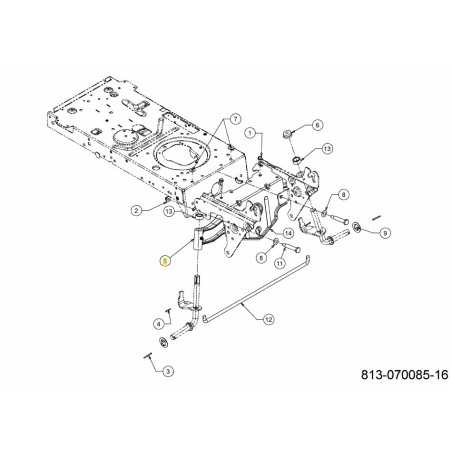 ESSIEU AVANT FONTE 719-04177E ORIGINAL MTD | NewgardenParts.com