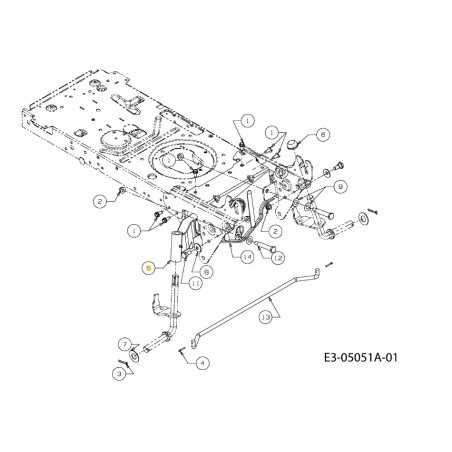 ASSALE PERNO BARRA FUSIONE 719-04350 ORIGINALE MTD | NewgardenParts.com