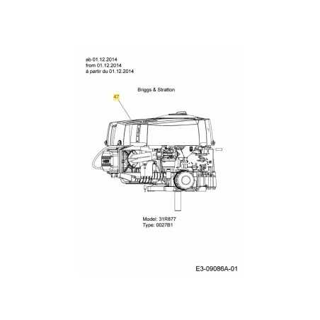 B-MTR B&amp-S 500cc 4185 S INTEK 752B0027B1 ORIGINALE MTD | NewgardenParts.com