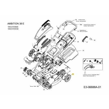 Hinterradabdeckung 092.48.983 Original MTD | NewgardenParts.com