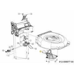 DEFLECTOR ASM:ENG 631-04512D ORIGINAL MTD