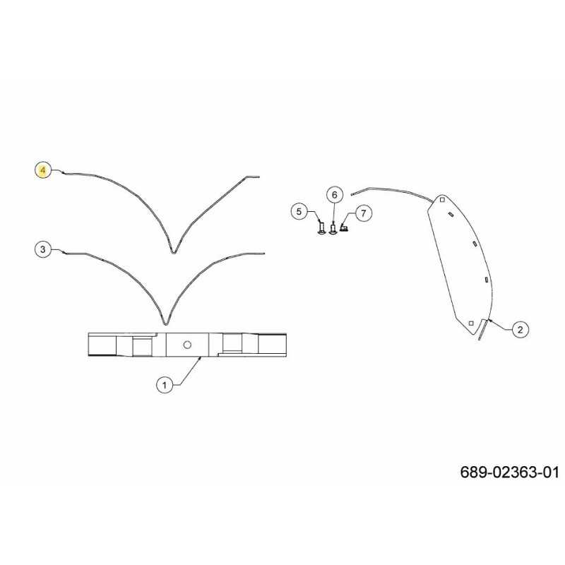 BAFFLE CENTER 703-07178A-S ORIGINAL MTD