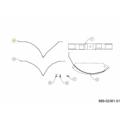 CENTRO DEFLETTORE 703-07194637 ORIGINALE MTD