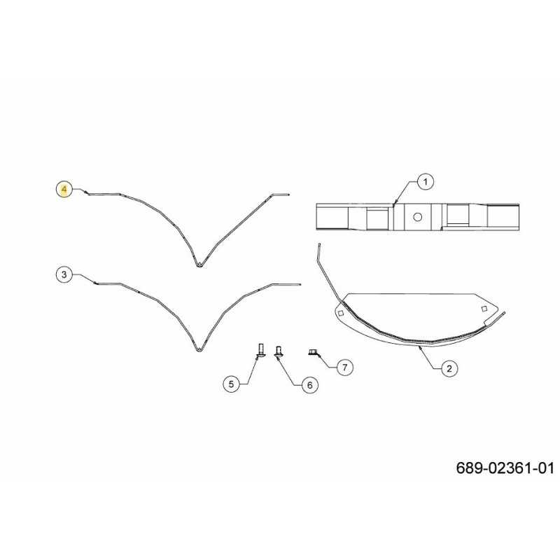 CENTRO DEFLETTORE 703-07194637 ORIGINALE MTD