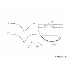JUPE DE PONT 689-02360637 ORIGINAL MTD | NewgardenParts.com