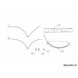 BAFFLE LEFT 703-07193A-S ORIGINAL MTD