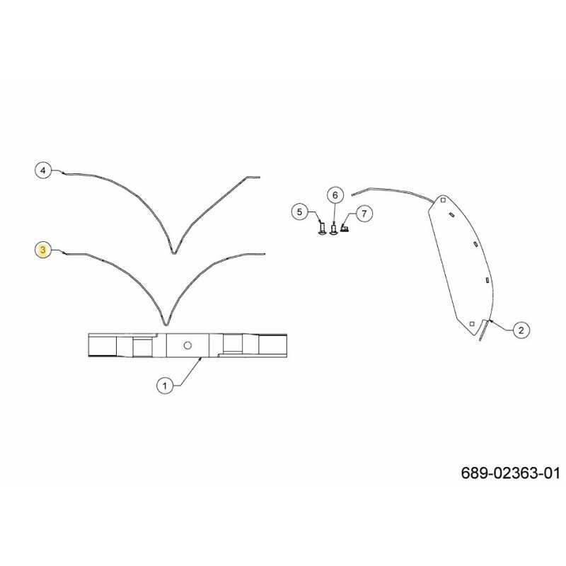 DEFLECTOR IZQUIERDO - MULCH 703-07177A-S ORIGINAL MTD