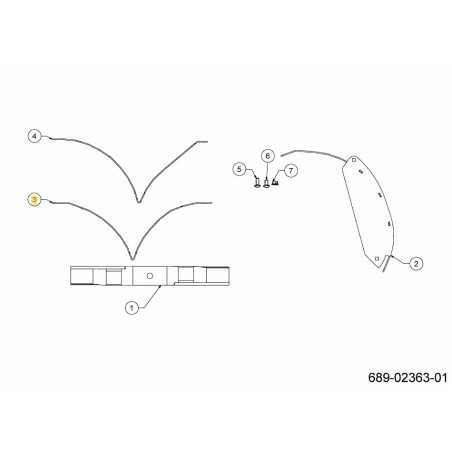 BAFFLE LH - MULCH 703-07177A-S ORIGINAL MTD | NewgardenParts.com