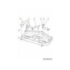 DEFLECTOR 703-07693637 ORIGINAL MTD | NewgardenParts.com