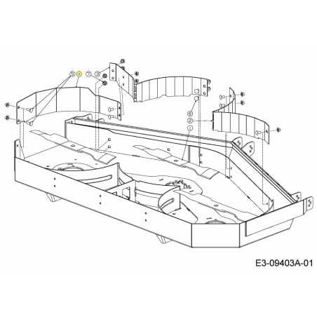 DÉFLECTEUR 703-09531A-S ORIGINAL MTD | NewgardenParts.com