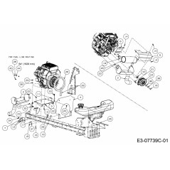 PLAQUE DE DÉFLECTEUR SUPÉRIEURE 703-10018637 ORIGINALE MTD | NewgardenParts.com