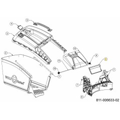 Schalldämpfer hinten 21" 731-13511A ORIGINAL MTD | NewgardenParts.com