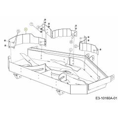DEFLETTORE A DESTRA 703-09530A-S ORIGINALE MTD | NewgardenParts.com
