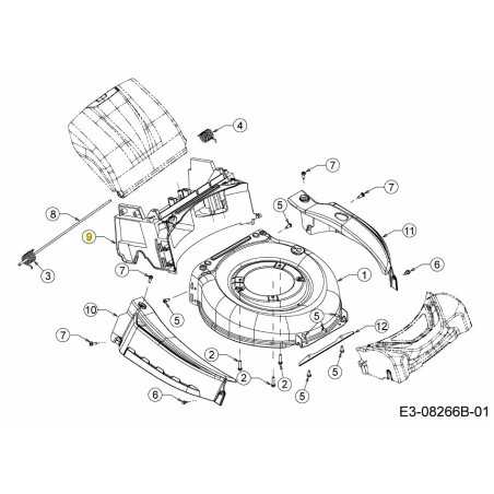 Schalldämpfer RR 42/46 cm: Aluminium 719-04693ASA Original MTD | NewgardenParts.com