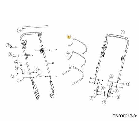 BAIL DRIVE XM3 747-08211637 ORIGINAL MTD | NewgardenParts.com