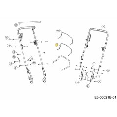 OPÉRATEUR DE CAUTION XM3 747-08210-CY ORIGINAL MTD | NewgardenParts.com