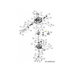 ALBERO DI BILANCIAMENTO 751-15744 ORIGINALE MTD | NewgardenParts.com