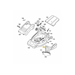 Lembo di pacciamatura 4904038 ORIGINALE MTD | NewgardenParts.com