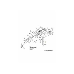 BARRE ASSY-DEPTH 786-0120 ORIGINAL MTD | NewgardenParts.com
