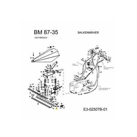 CORPO BARRA 87 CM 092.48.790 ORIGINALE MTD | NewgardenParts.com