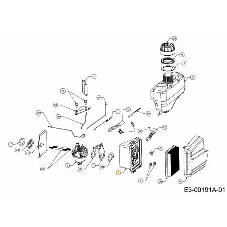FILTRO DELL'ARIA DI BASE 731-12769 ORIGINALE MTD | NewgardenParts.com