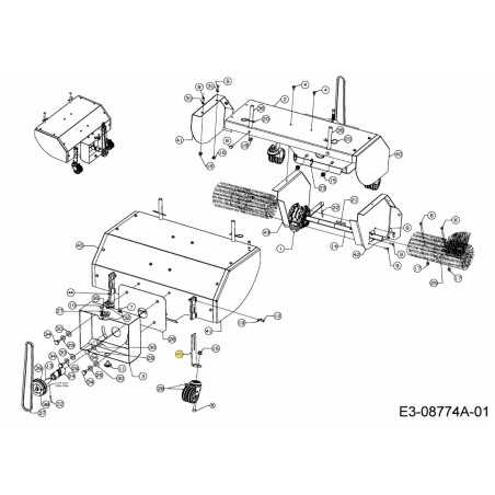 HAUTEUR DE BASE ROUE DROIT 781-05050 ORIGINAL MTD | NewgardenParts.com