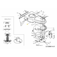 BASE MTD ROJA 781-05007A-R ORIGINAL MTD | NewgardenParts.com