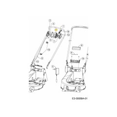 BASE SW SPINGI AVVIA 731-13088A ORIGINALE MTD
