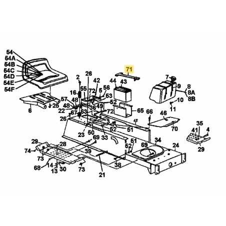 Sangle de fixation de batterie 723-3064 d'origine MTD | NewgardenParts.com