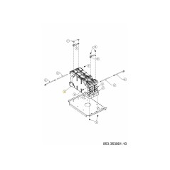 Lithium-Ionen-Akku 48 V 30 Ah 625-06390C Original MTD