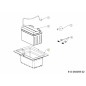 ripiano per batteria 731-27025 ORIGINALE MTD