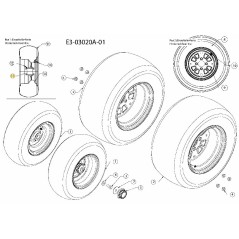 BALL BEARING 741-3002 ORIGINAL MTD