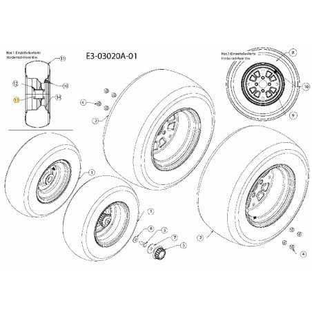 Roulement à billes 741-3002 d'origine MTD | NewgardenParts.com