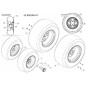 CUSCINETTO A SFERE 741-3002 ORIGINALE MTD