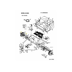 COJINETE DE RUEDA (BARRIDO DE 38") AF-45088 ORIGINAL MTD | NewgardenParts.com