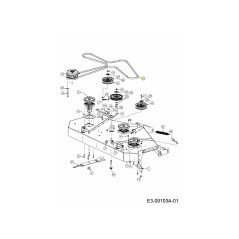 CINGHIA DA 161,75" 754-05015 ORIGINALE MTD | NewgardenParts.com