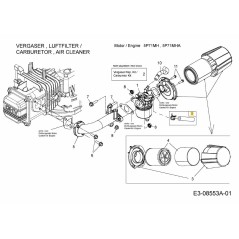 KIT DE LÍNEA DE COMBUSTIBLE 751-14505 ORIGINAL MTD | NewgardenParts.com