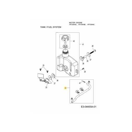 KIT DE LÍNEA DE COMBUSTIBLE 751-10364 ORIGINAL MTD | NewgardenParts.com