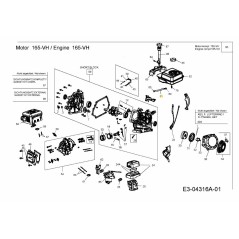 KIT TUBAZIONE CARBURANTE 751-10650 ORIGINALE MTD