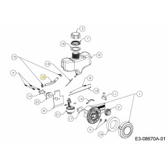 KRAFTSTOFFLEITUNG 735-05053 ORIGINAL MTD | NewgardenParts.com