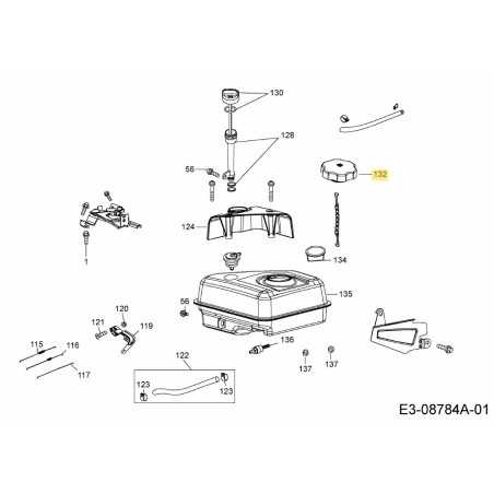 RÉSERVOIR DE CARBURANT ENSEMBLE 751-12535 ORIGINAL MTD | NewgardenParts.com