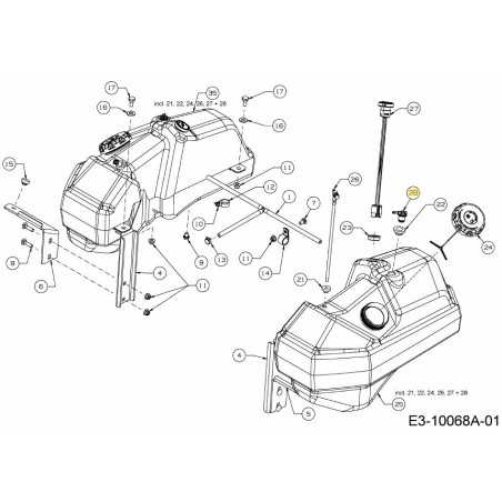RACCORD DE VENTILATION DE CARBURANT 751-15512 ORIGINAL MTD | NewgardenParts.com